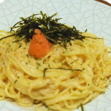 明太子クリームパスタ